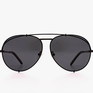 Diff x chelsea houska aviator sunglasses